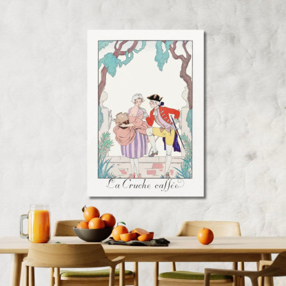 La Brocca Del Caffè George Barbier gbb76 quadro stampato su tela