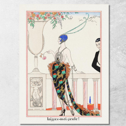 Lasciami Partire Da Les Feuillets D'Art George Barbier gbb93 quadro stampato su tela