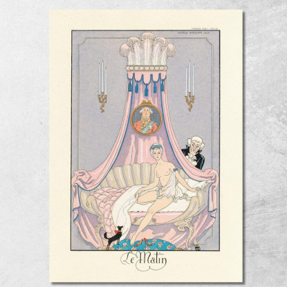 Mattina Mattina George Barbier gbb111 quadro stampato su tela