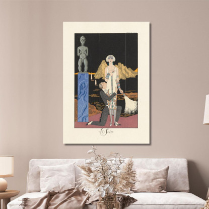 Serata Serale George Barbier gbb115 quadro stampato su tela