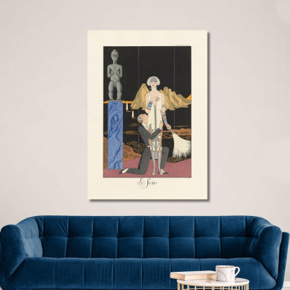 Serata Serale George Barbier gbb115 quadro stampato su tela