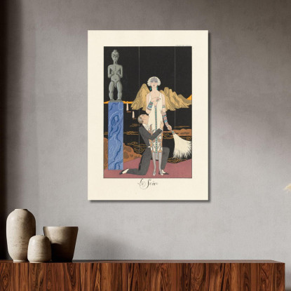 Serata Serale George Barbier gbb115 quadro stampato su tela