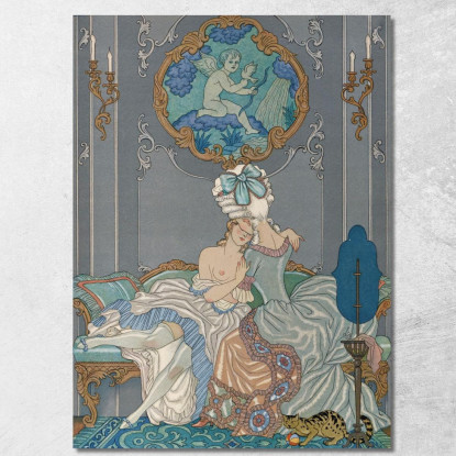 Relazioni Pericolose George Barbier gbb122 quadro stampato su tela