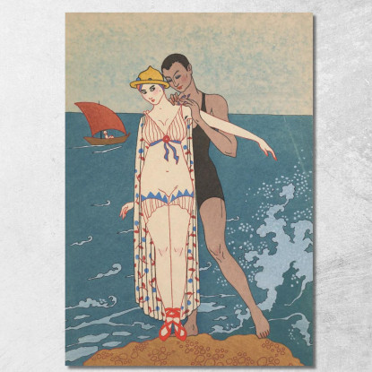 La Piccola Isola George Barbier gbb123 quadro stampato su tela