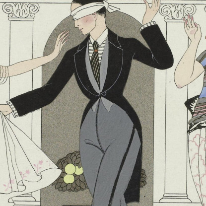 L'Amore È Cieco George Barbier gbb125 quadro stampato su tela