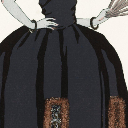 Pavane George Barbier gbb142 quadro stampato su tela