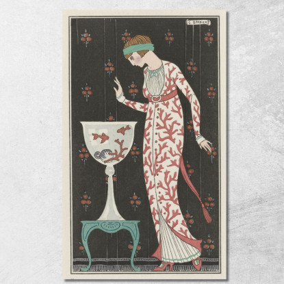 Abito Da Interno George Barbier gbb147 quadro stampato su tela