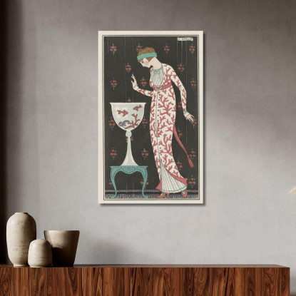 Abito Da Interno George Barbier gbb147 quadro stampato su tela