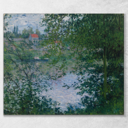 Tra Gli Alberi L'Isola Della Grande Jatte Claude Monet mnt378 quadro stampato su tela
