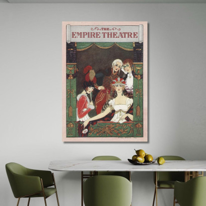 Il Teatro Impero George Barbier gbb157 quadro stampato su tela