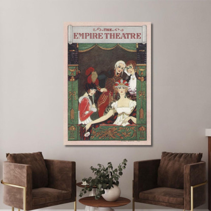 Il Teatro Impero George Barbier gbb157 quadro stampato su tela