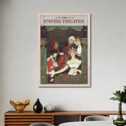 Il Teatro Impero George Barbier gbb157 quadro stampato su tela