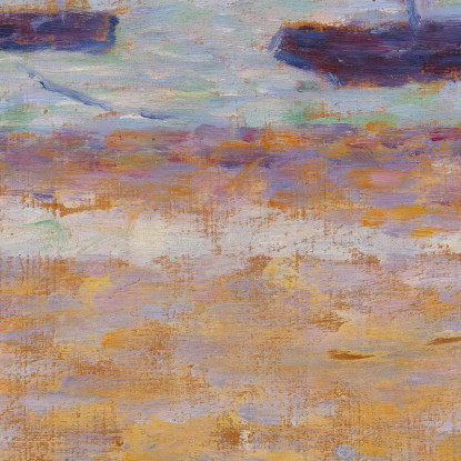 Quattro Barche A Grandcamp Georges Seurat gsr19 quadro stampato su tela