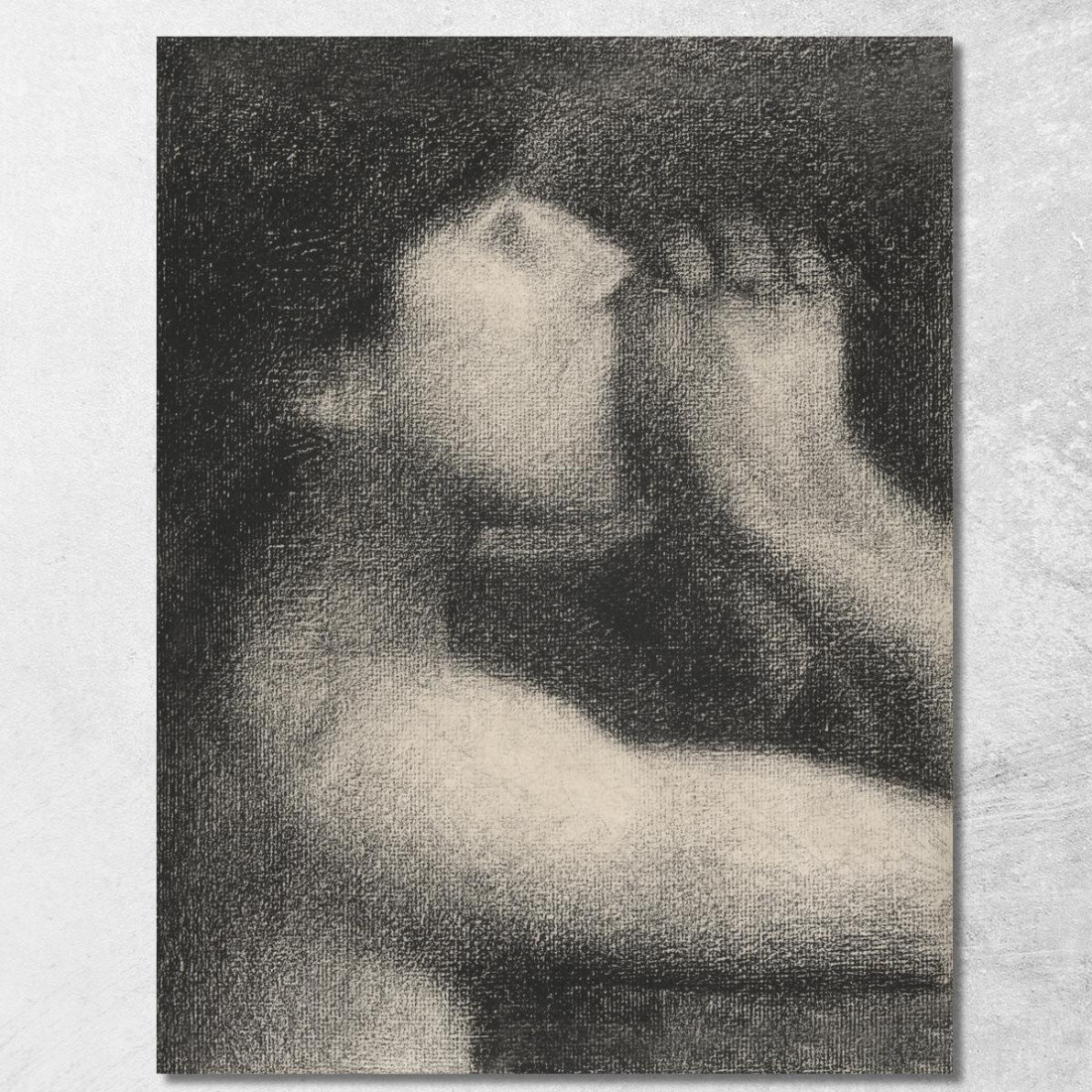 Eco Bagnanti Ad Asnières Georges Seurat gsr20 quadro stampato su tela