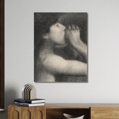 Eco Bagnanti Ad Asnières Georges Seurat gsr20 quadro stampato su tela