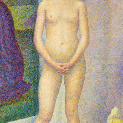 Pose Di Modelli Georges Seurat gsr21 quadro stampato su tela