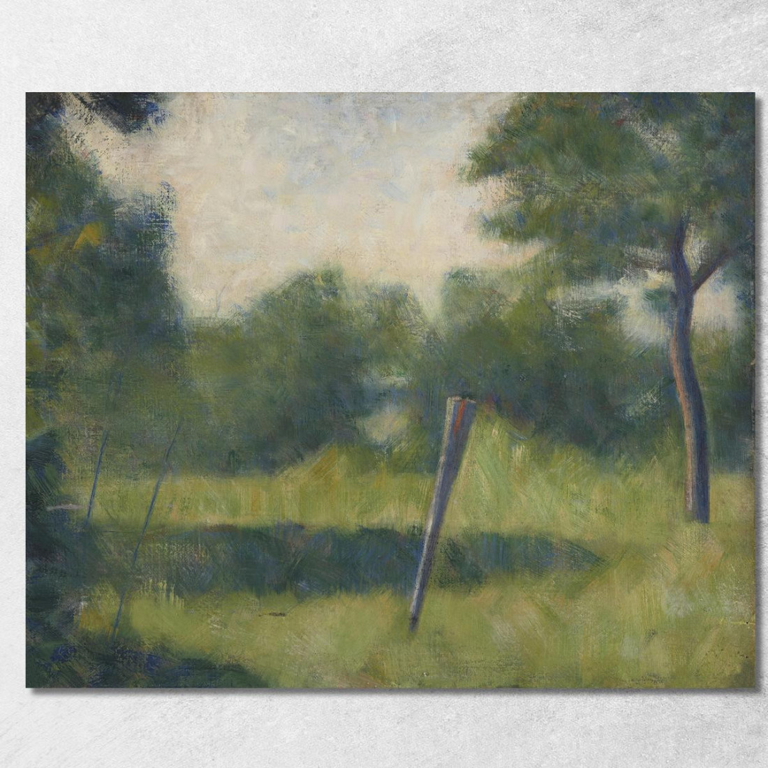 Paesaggio Sul Rogo Georges Seurat gsr25 quadro stampato su tela
