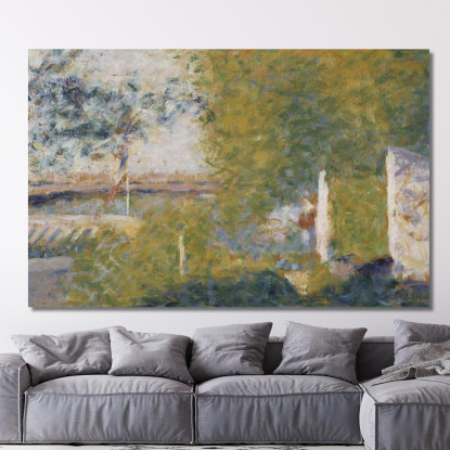 Il Ponte Di Bineau Georges Seurat gsr27 quadro stampato su tela