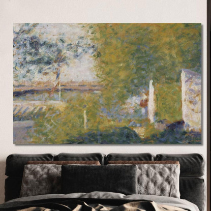 Il Ponte Di Bineau Georges Seurat gsr27 quadro stampato su tela