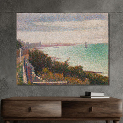 Serata Del Gran Campo Georges Seurat gsr28 quadro stampato su tela
