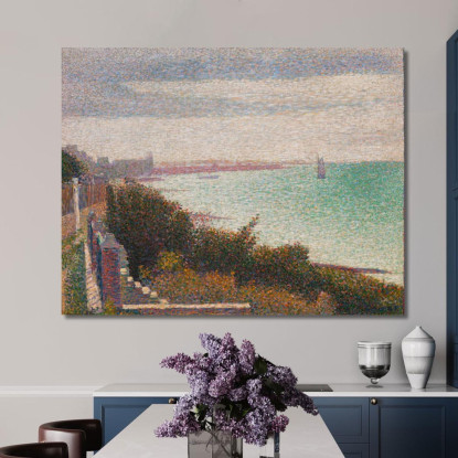 Serata Del Gran Campo Georges Seurat gsr28 quadro stampato su tela