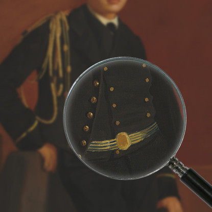 Achille De Gas In Uniforme Da Cadetto Edgar Degas edg1 quadro stampato su tela