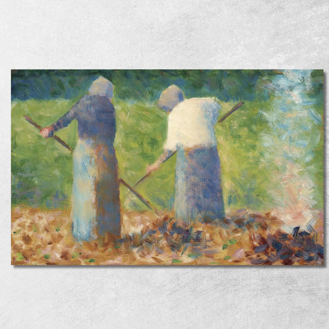 Falciatrici A Montfermeil Georges Seurat gsr31 quadro stampato su tela