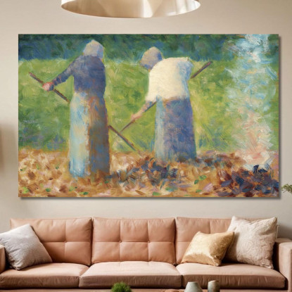 Falciatrici A Montfermeil Georges Seurat gsr31 quadro stampato su tela