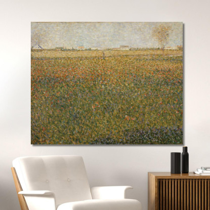 Il Lucerna Saint-Denis Georges Seurat gsr38 quadro stampato su tela