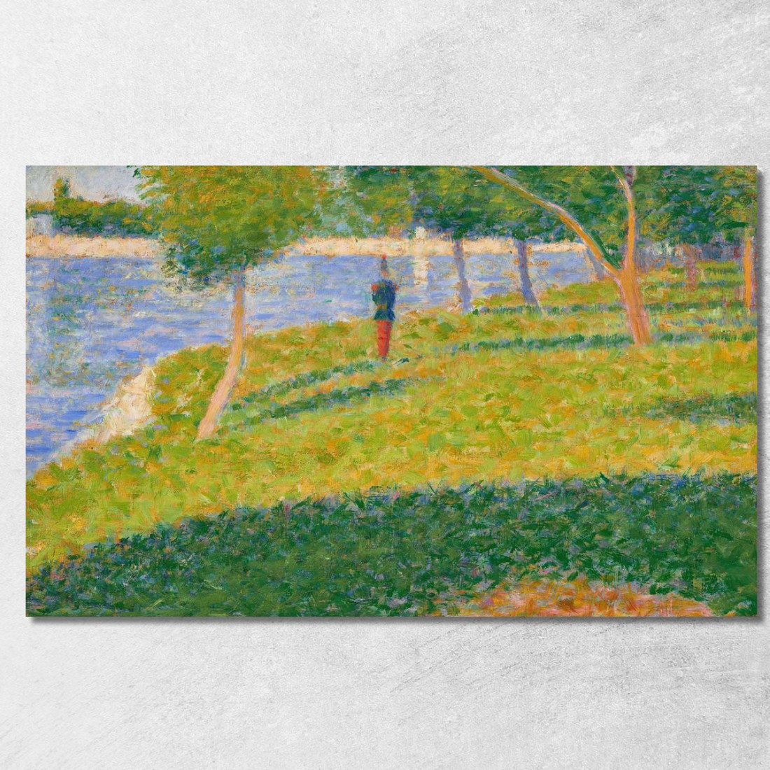 Il Saint-Cyrien Georges Seurat gsr42 quadro stampato su tela