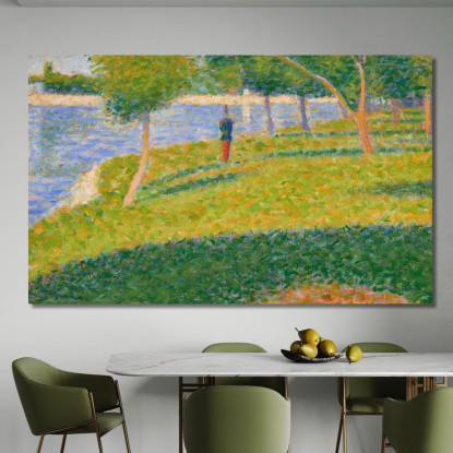 Il Saint-Cyrien Georges Seurat gsr42 quadro stampato su tela