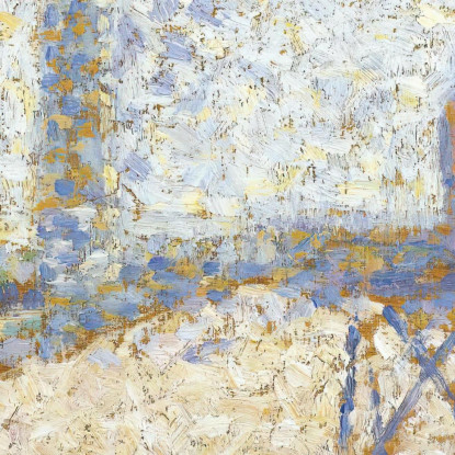 L'Ospizio E Il Faro Di Honfleur Georges Seurat gsr43 quadro stampato su tela