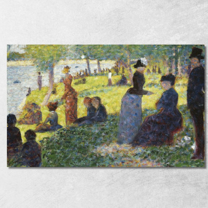 La Grande Ciotola Georges Seurat gsr49 quadro stampato su tela