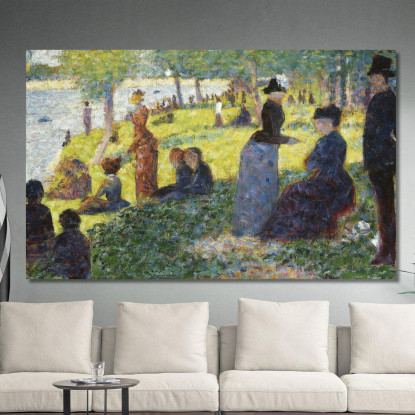 La Grande Ciotola Georges Seurat gsr49 quadro stampato su tela