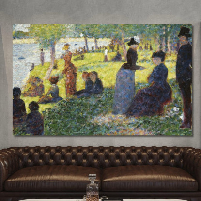 La Grande Ciotola Georges Seurat gsr49 quadro stampato su tela