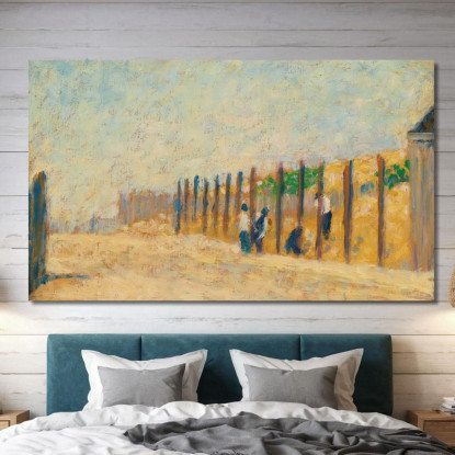 Lavoratori Che Guidano Mucchi Georges Seurat gsr50 quadro stampato su tela