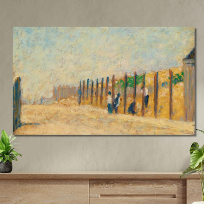Lavoratori Che Guidano Mucchi Georges Seurat gsr50 quadro stampato su tela
