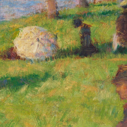 Studio Di Figure Sedute Per Una Domenica Pomeriggio Sull'Isola Della Grande Jatte Georges Seurat gsr57 quadro stampato su tela