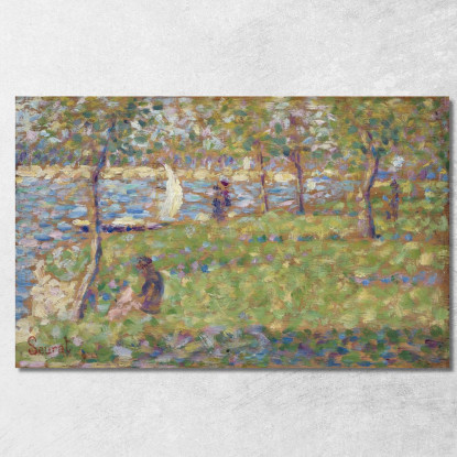 Studio Per La Grande Jatte Georges Seurat gsr59 quadro stampato su tela