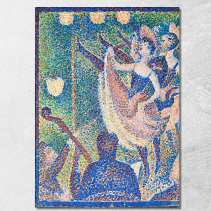 Studio Per Le Chahut Georges Seurat gsr60 quadro stampato su tela