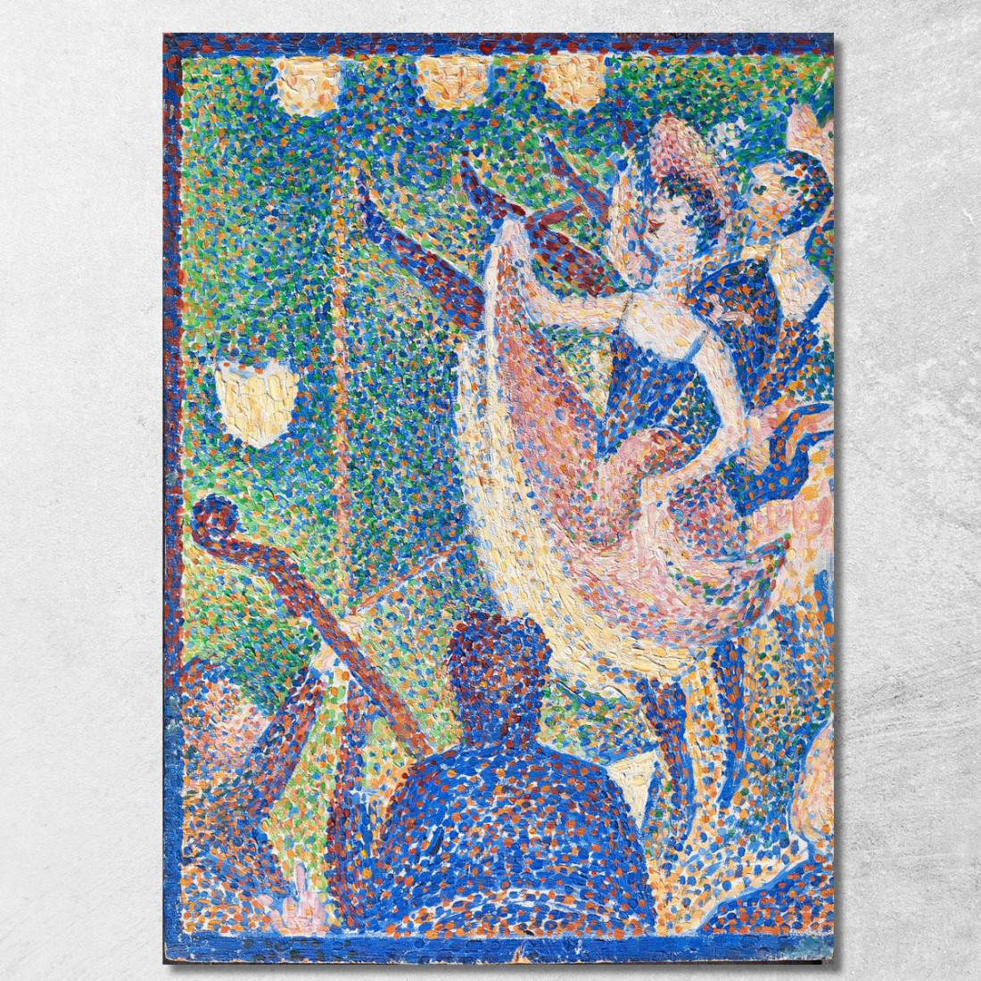 Studio Per Le Chahut Georges Seurat gsr60 quadro stampato su tela