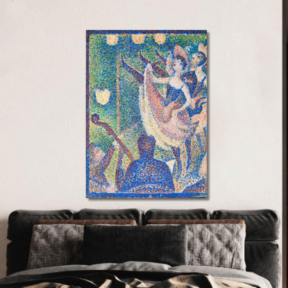 Studio Per Le Chahut Georges Seurat gsr60 quadro stampato su tela