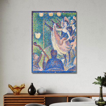 Studio Per Le Chahut Georges Seurat gsr60 quadro stampato su tela