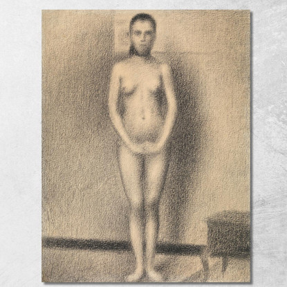 Studio Per Poseuse Georges Seurat gsr63 quadro stampato su tela
