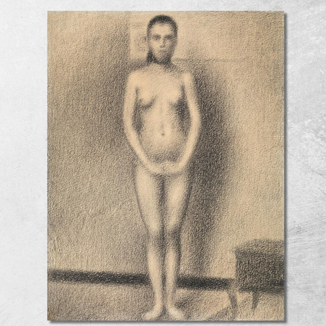 Studio Per Poseuse Georges Seurat gsr63 quadro stampato su tela