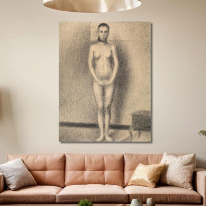 Studio Per Poseuse Georges Seurat gsr63 quadro stampato su tela