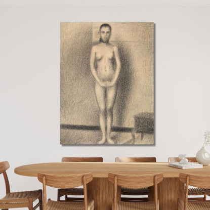 Studio Per Poseuse Georges Seurat gsr63 quadro stampato su tela