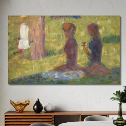 Studio Di Figure Per La Grande Jatte Georges Seurat gsr64 quadro stampato su tela