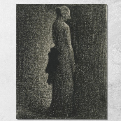 L'Arco Nero Georges Seurat gsr66 quadro stampato su tela