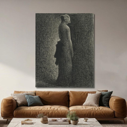 L'Arco Nero Georges Seurat gsr66 quadro stampato su tela